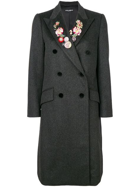 dolce gabbana wool coat|dolce and gabbana wool coat.